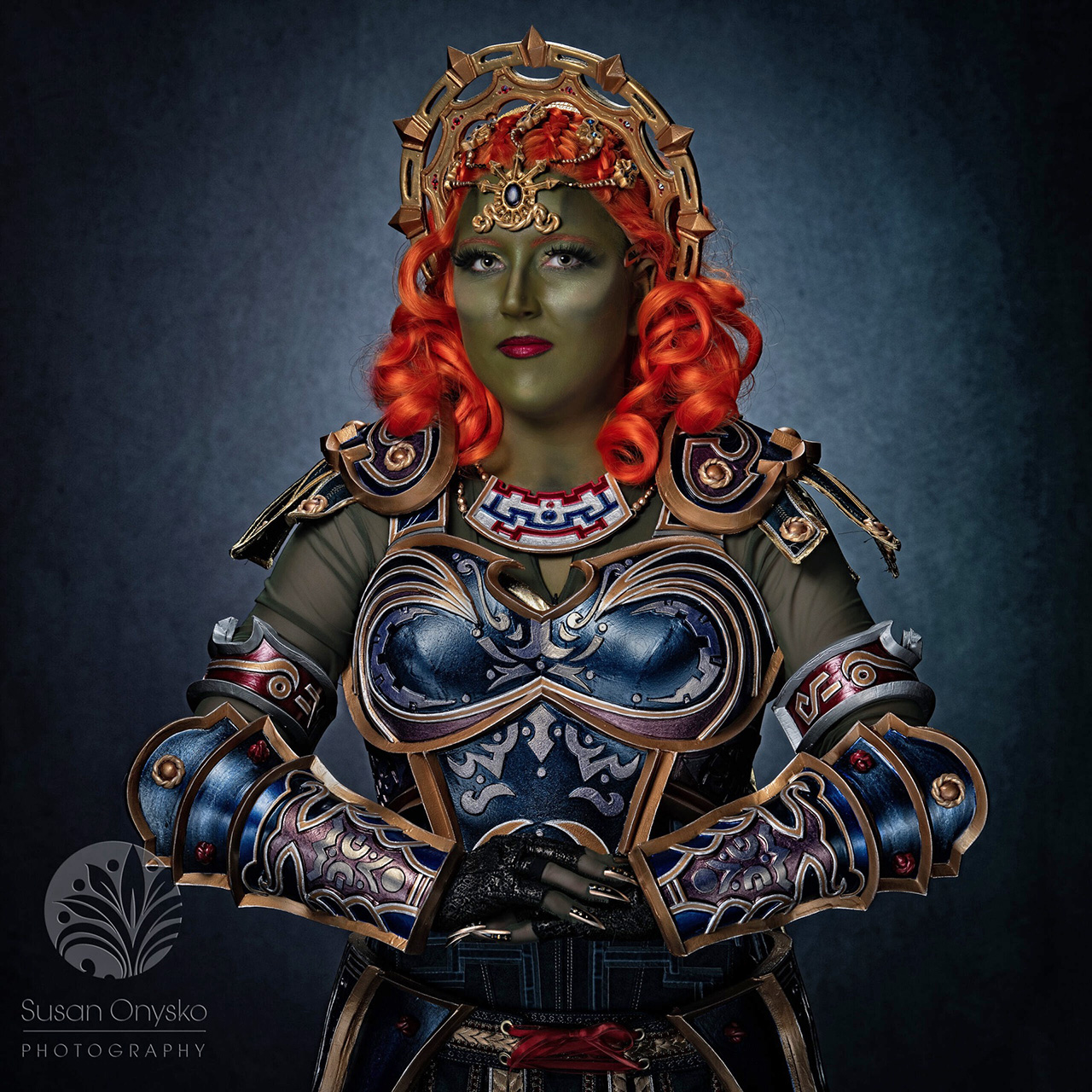 ©2019 Susan Onysko Photography – All rights reserved. Kristy cosplays Ganondorf from The Legend of Zelda, at the 2019 Rose City Comic Con, in Portland, OR